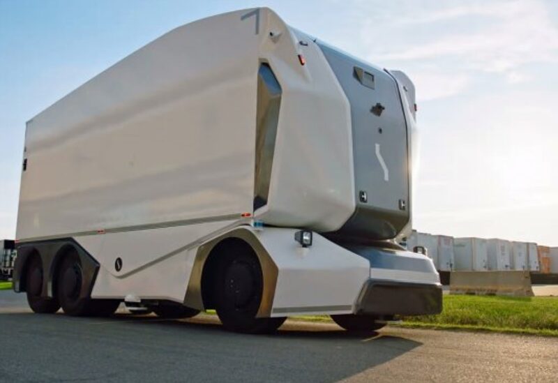 autonomous T-pod trucks